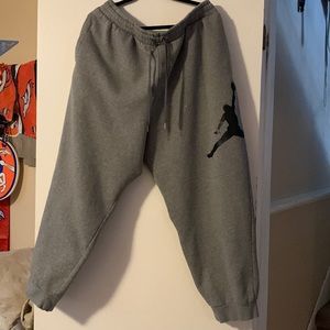 Grey Jump Man sweats.  Size XXXL